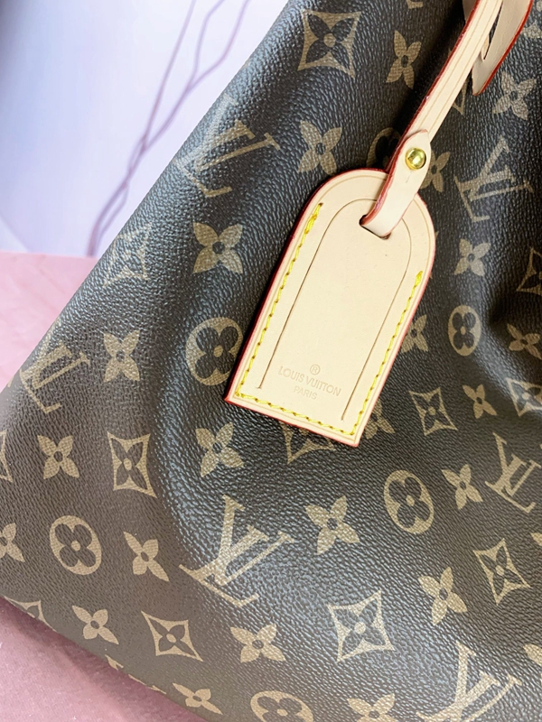 ルイヴィトンバッグ素材ディテール